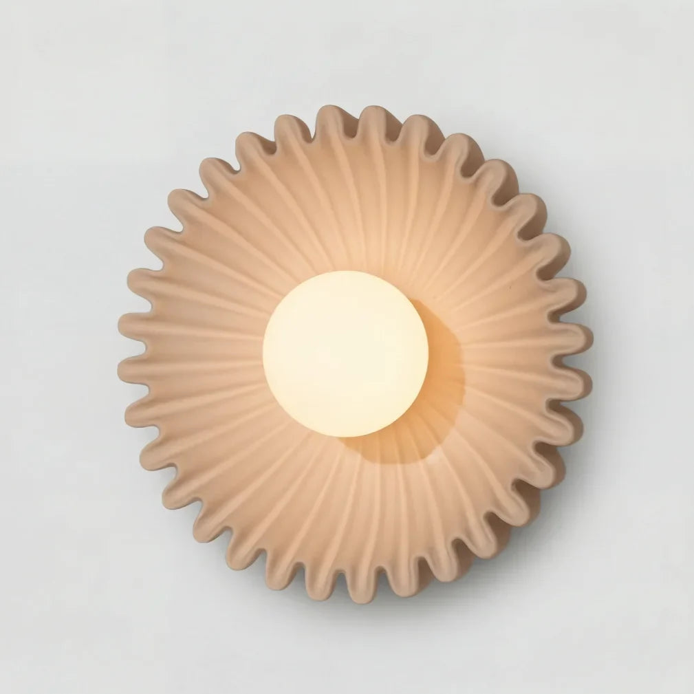 Lampa ścienna nowoczesna okrągła dekoracyjna