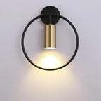 Lampa ścienna nowoczesna pierścieniowa