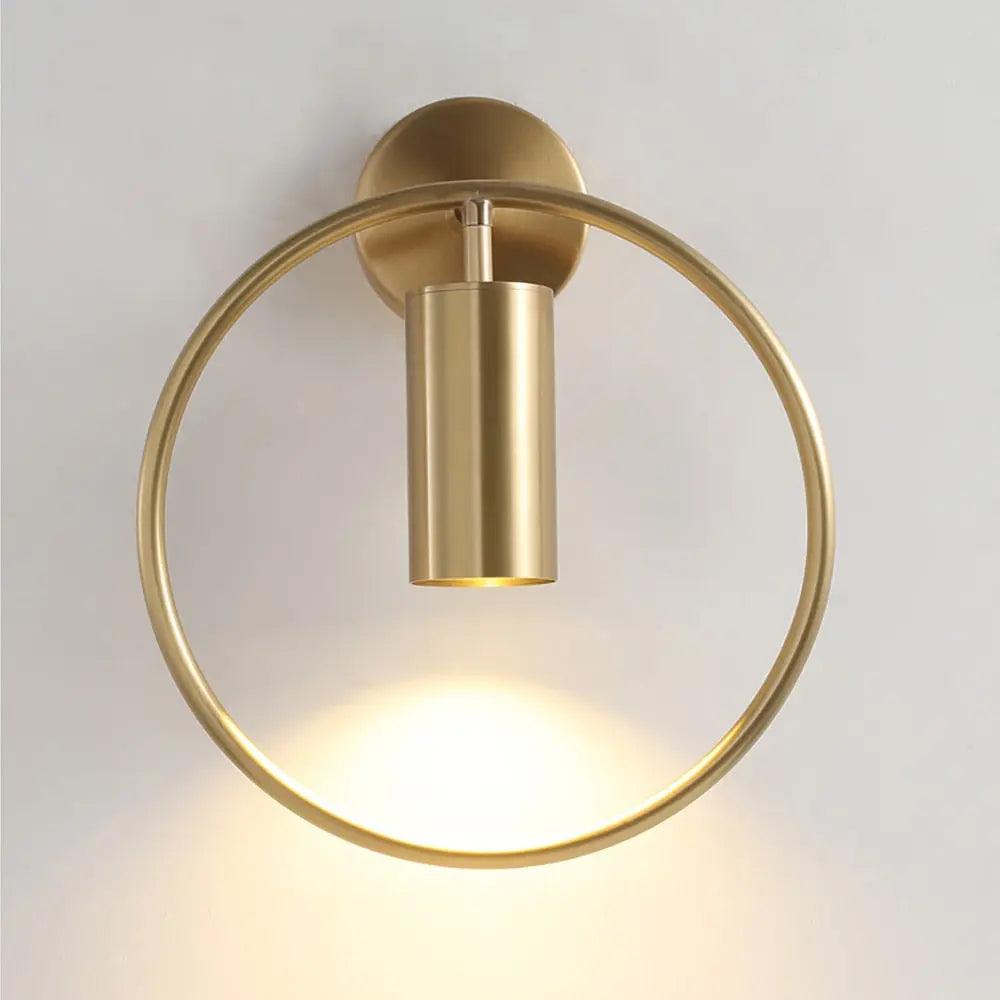 Lampa ścienna nowoczesna pierścieniowa
