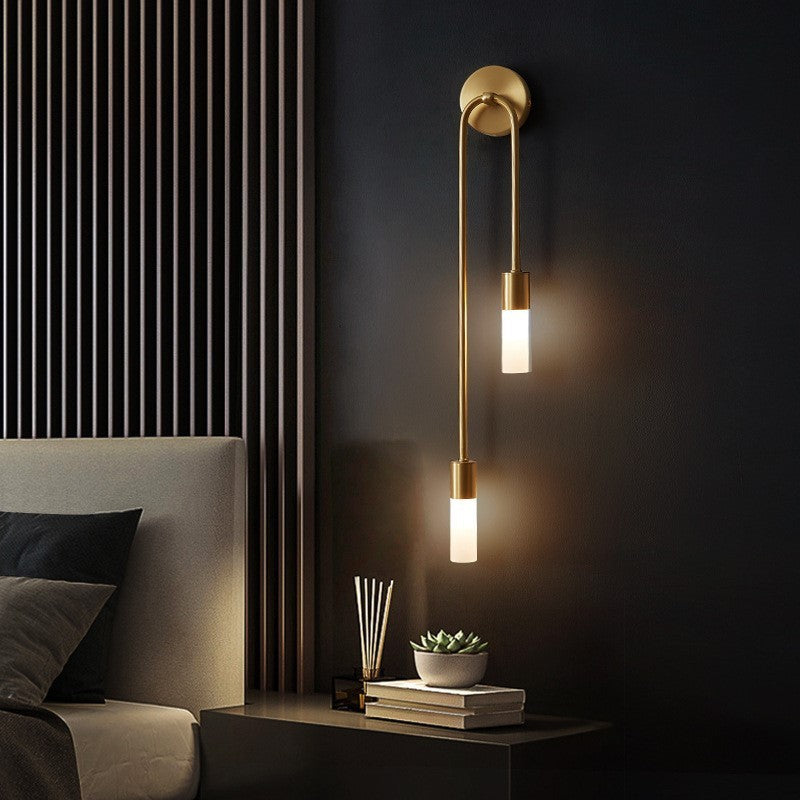 Lampa ścienna nowoczesna podwójna wisząca design