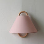 Lampa ścienna nowoczesny plisowany klosz