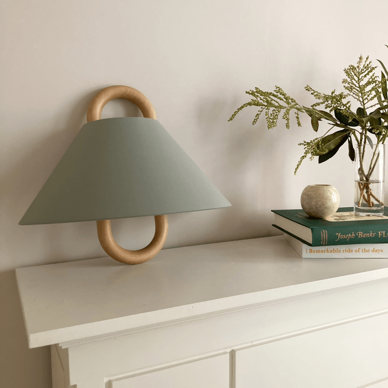 Lampa ścienna nowoczesny plisowany klosz