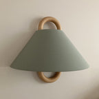 Lampa ścienna nowoczesny plisowany klosz