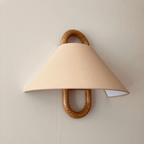 Lampa ścienna nowoczesny plisowany klosz