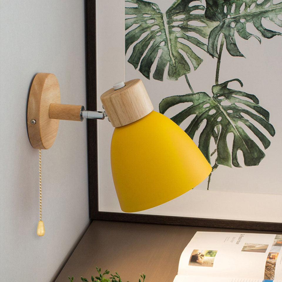 Lampa ścienna regulowana stożkowa do czytania
