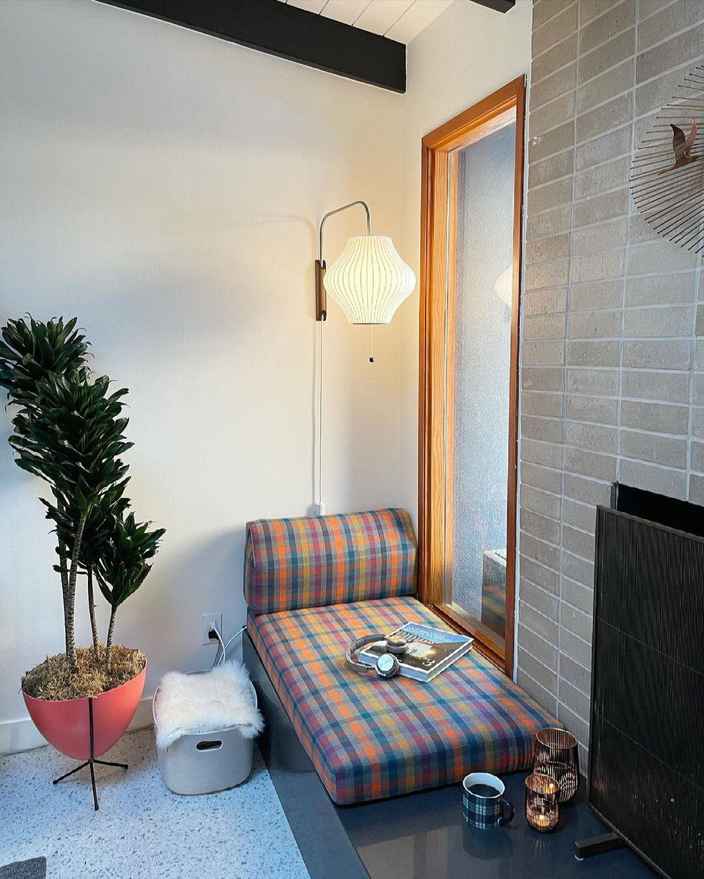Lampa ścienna skandynawska minimalistyczna led