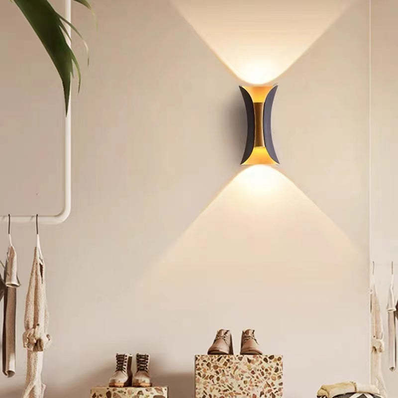 Lampa ścienna wewnętrzna zewnętrzna led nowoczesna