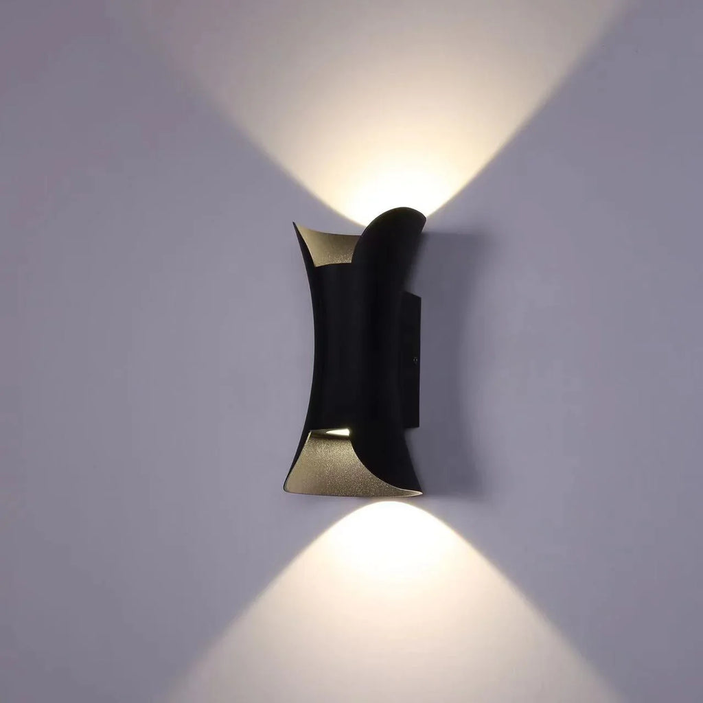 Lampa ścienna wewnętrzna zewnętrzna led nowoczesna