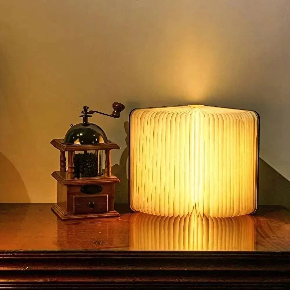 Lampa książka LED składany styl