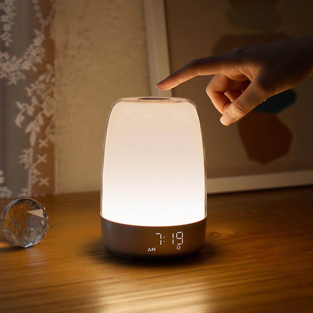 Modern sunrise alarm clock LED night lamp