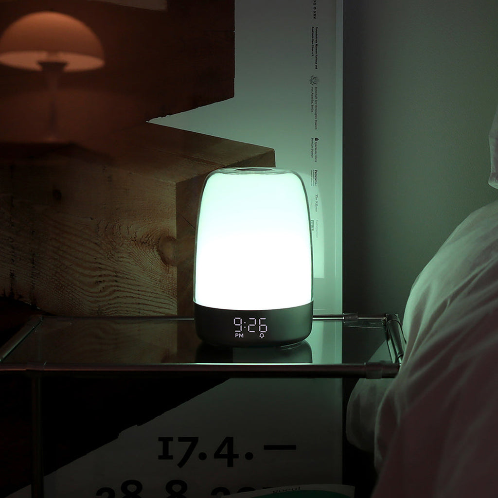 Modern sunrise alarm clock LED night lamp