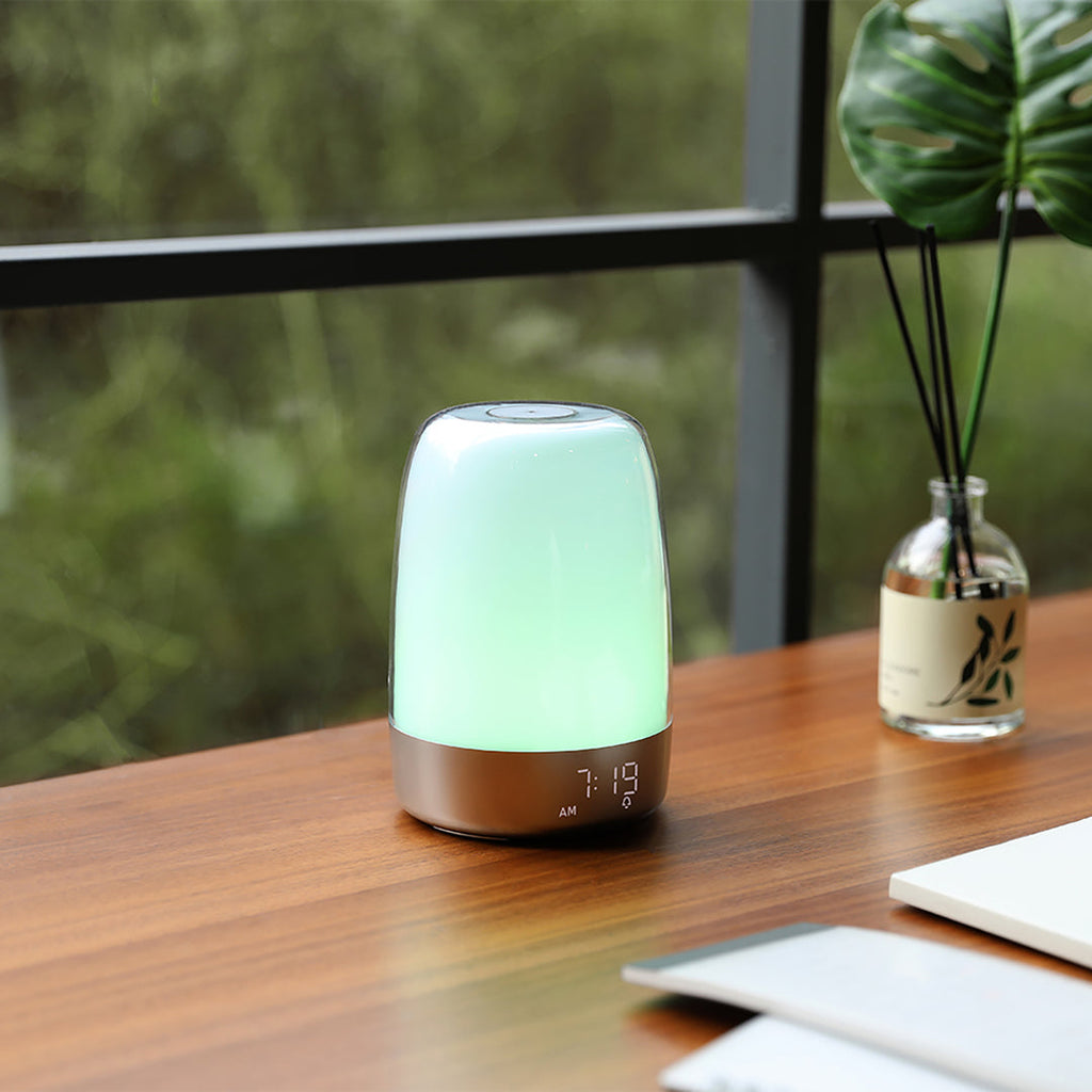 Modern sunrise alarm clock LED night lamp
