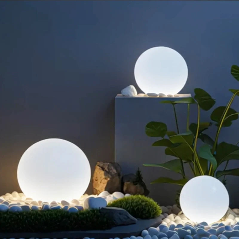 Lampa ogrodowa led okrągła nowoczesna solarna zewnętrzna