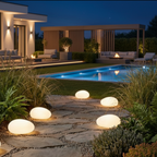 Outdoor LED Globe Garden Lamp