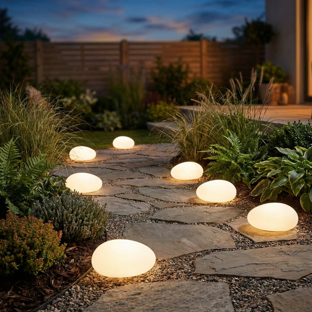 Outdoor LED Globe Garden Lamp