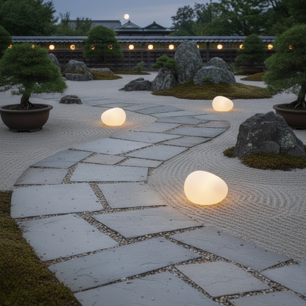 Outdoor LED Globe Garden Lamp