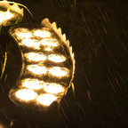 Lampa ogrodowa zewnętrzna led oświetlenie drzewa gruntowe czarna
