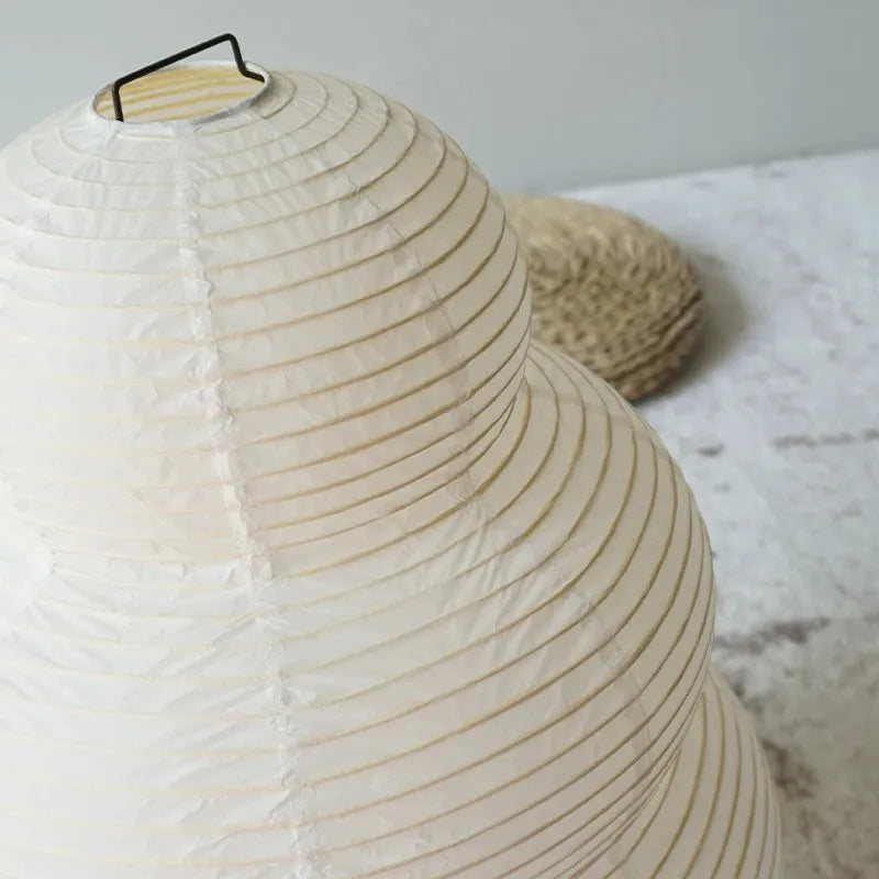 Lampa podłogowa japońska papierowa minimalistyczna