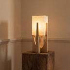 Japanese wabi-sabi minimalist floor lamp