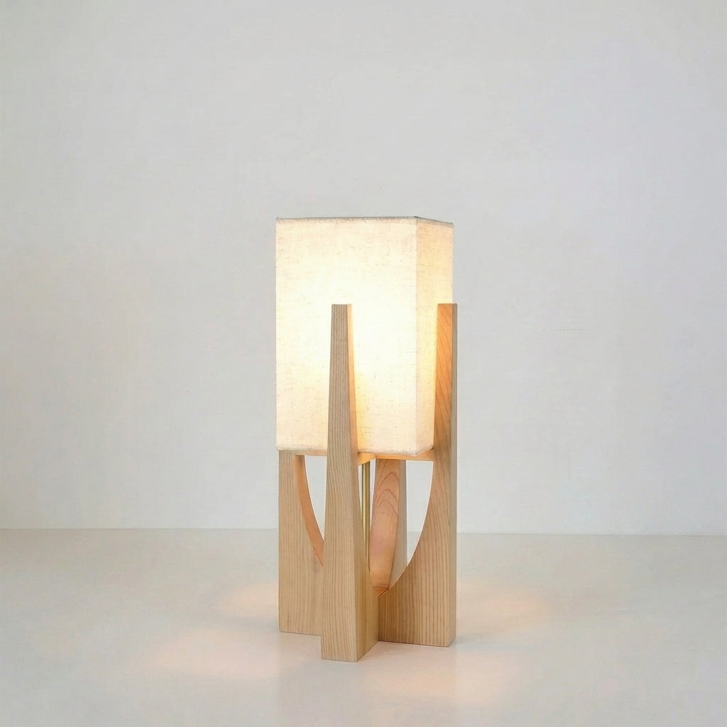 Lampa podłogowa japońska wabi sabi minimalistyczna