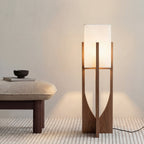 Japanese wabi-sabi minimalist floor lamp