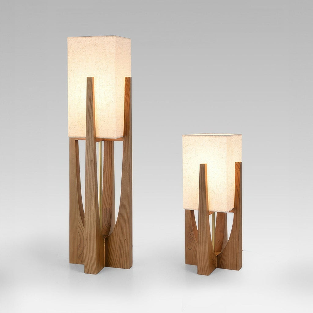 Japanese wabi-sabi minimalist floor lamp