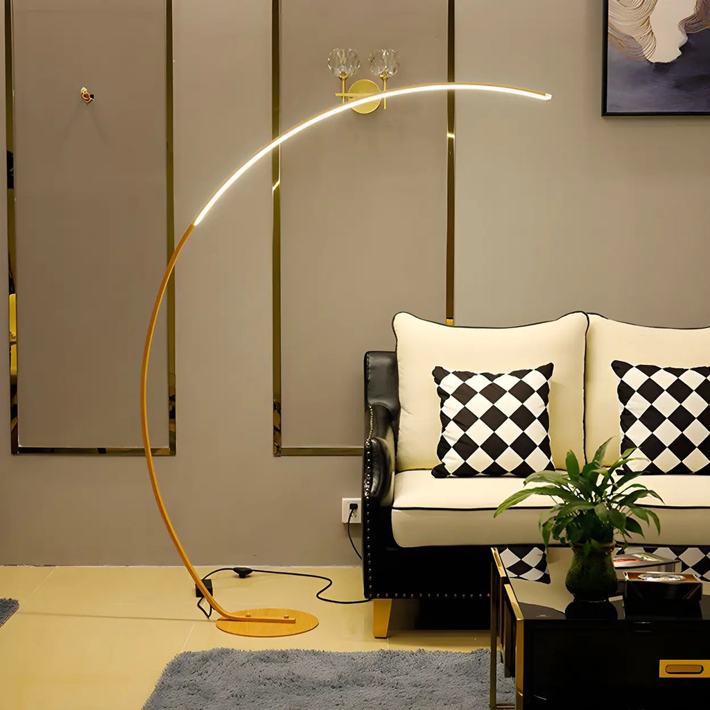 Modern Arc LED Floor Lamp