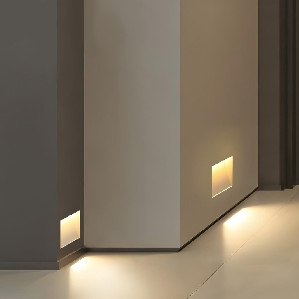 Modern recessed wall LED stair lamp
