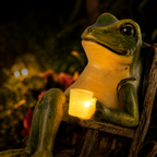 Frog decorative outdoor solar garden lamp waterproof