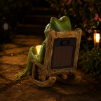 Frog decorative outdoor solar garden lamp waterproof