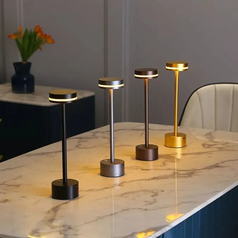 Lampa stołowa LED bezprzewodowa ładowalna dotykowa nowoczesna