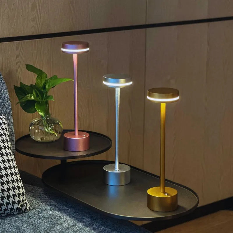 Lampa stołowa LED bezprzewodowa ładowalna dotykowa nowoczesna