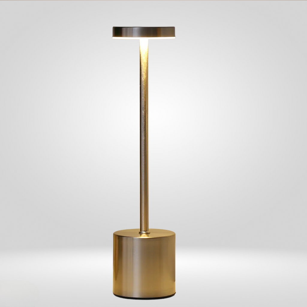 Lampa stołowa LED minimalistyczna ładowalna metalowa