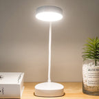 Lampa stołowa LED nowoczesna elastyczna minimalistyczna biała