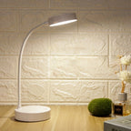 Lampa stołowa LED nowoczesna elastyczna minimalistyczna biała
