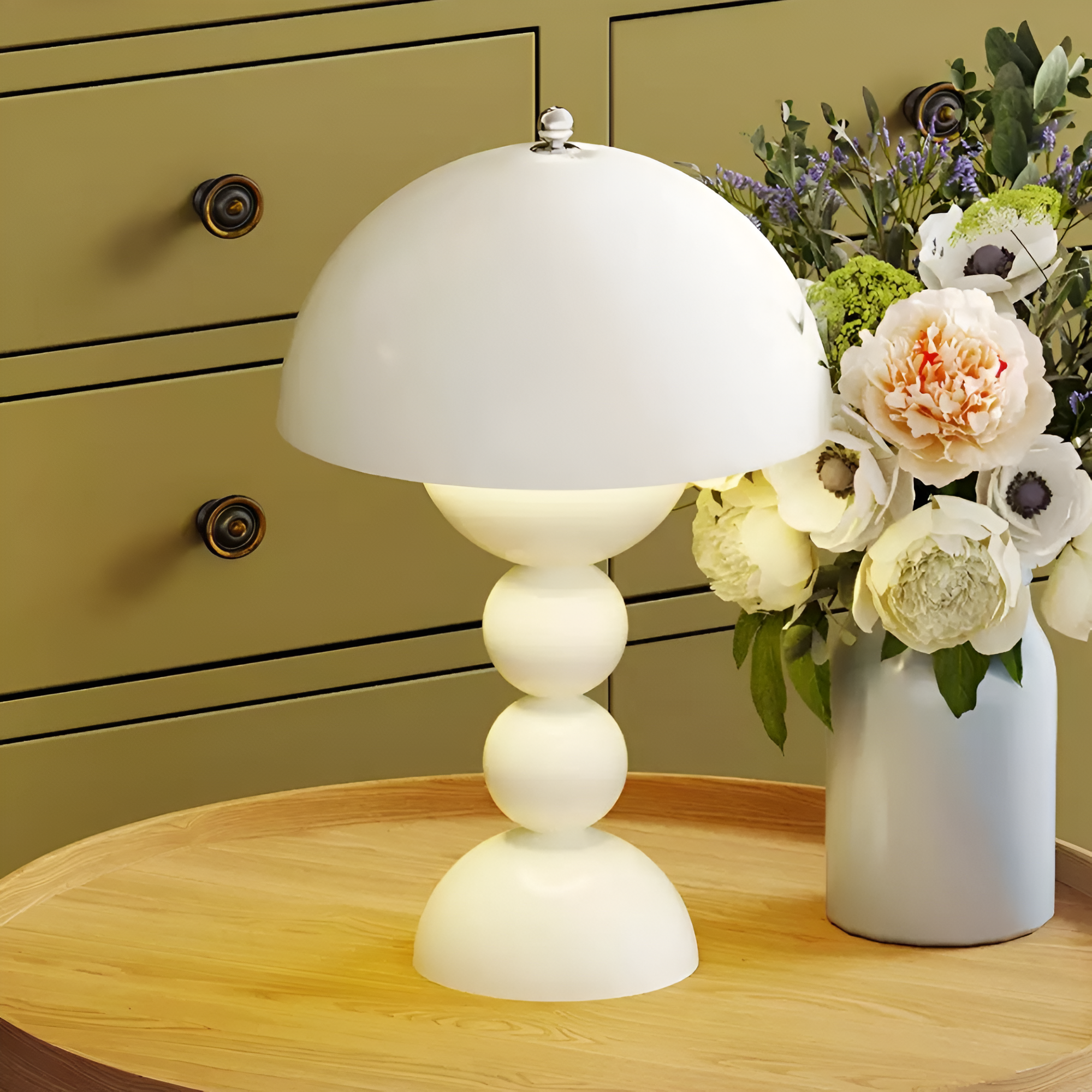 Lampa stołowa LED nowoczesna nordycka