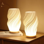 Lampa stołowa LED nowoczesna spiralna dekoracyjna