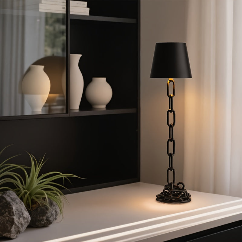 Lampa stołowa LED nowoczesny łańcuchowy styl