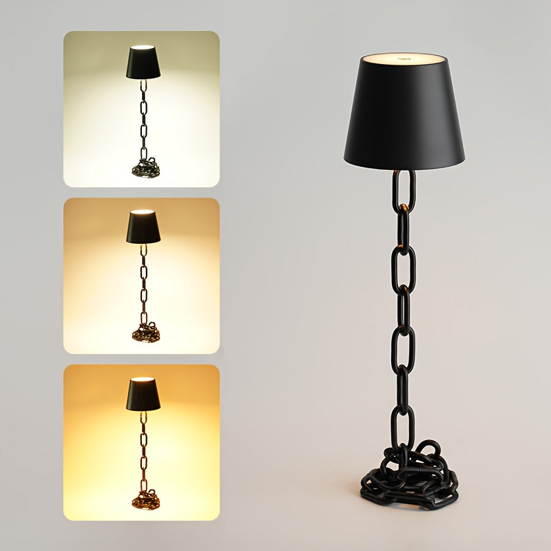 Lampa stołowa LED nowoczesny łańcuchowy styl