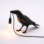Lampa stołowa dekoracyjna kruk led