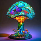 Lampa stołowa fantasy grzyb dekoracyjna