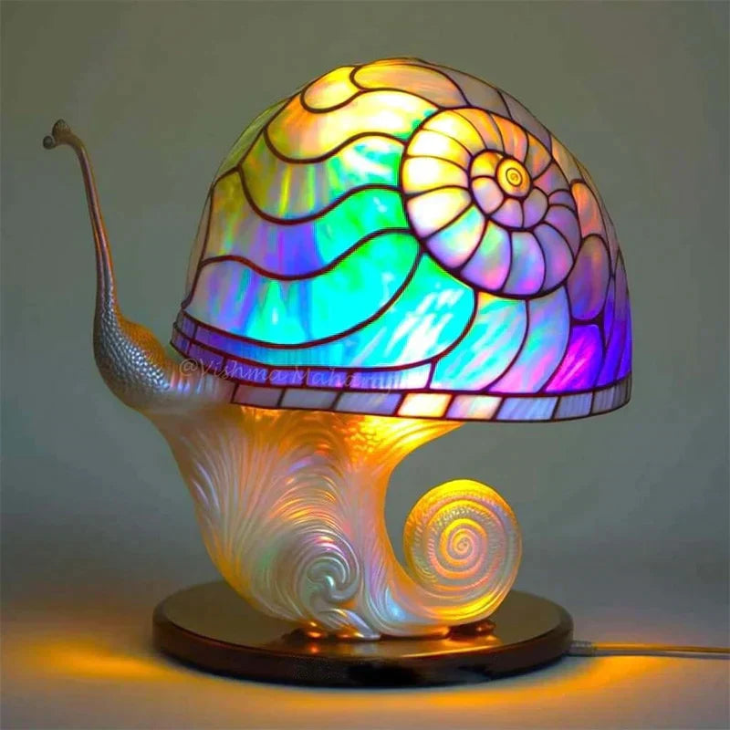 Lampa stołowa fantasy grzyb dekoracyjna