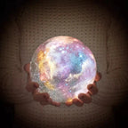Galaxy moon decorative USB table lamp