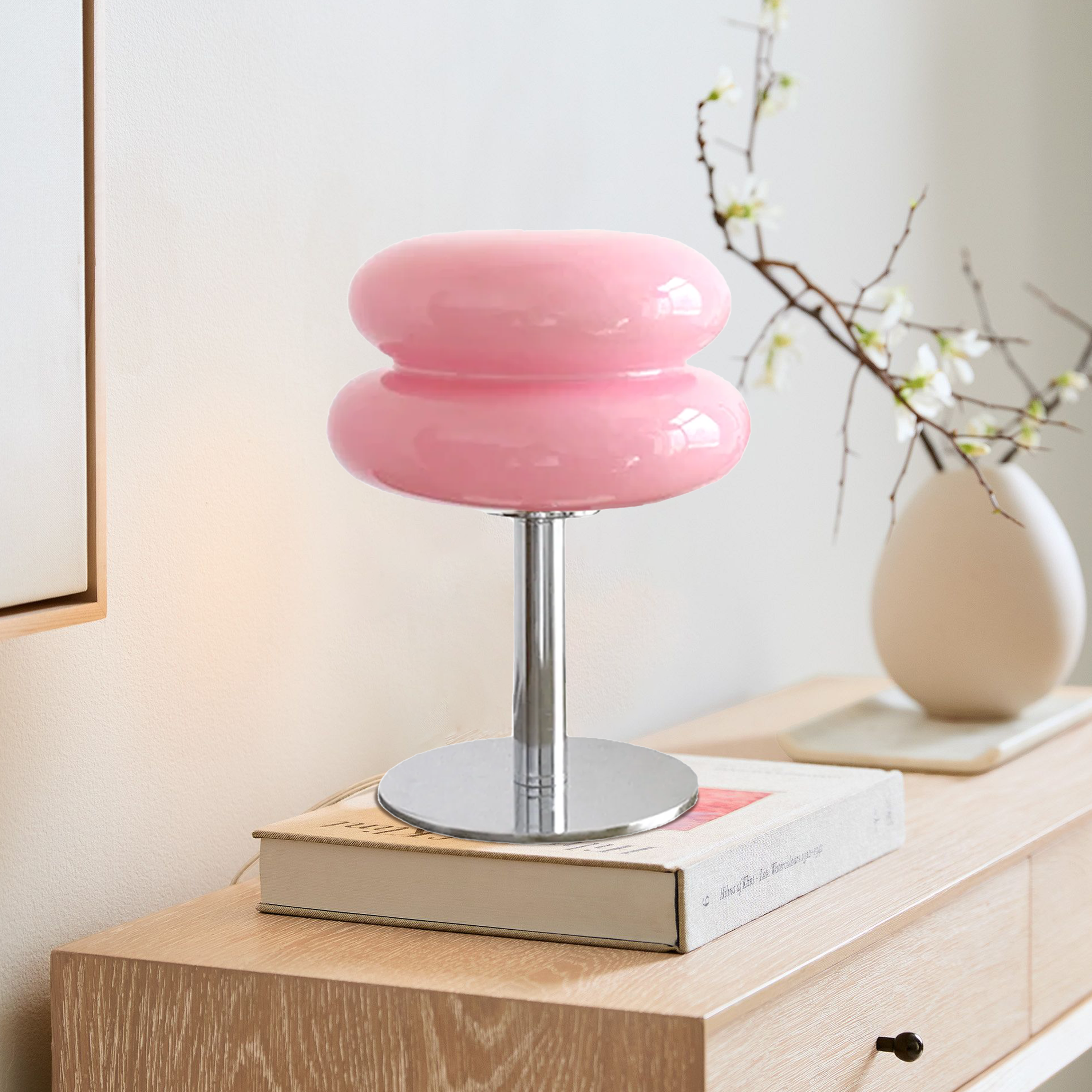 Lampa stołowa nowoczesna bąbelkowa minimalistyczna