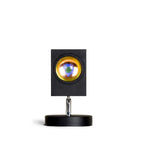 Lampa stołowa nowoczesna czarna sunset USB