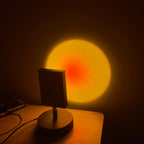 Lampa stołowa nowoczesna czarna sunset USB