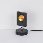 Lampa stołowa nowoczesna czarna sunset USB