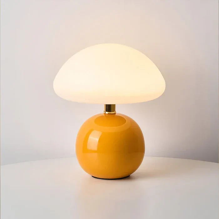 Lampa stołowa nowoczesny grzybkowy kształt