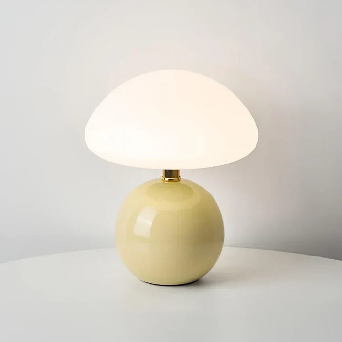 Lampa stołowa nowoczesny grzybkowy kształt