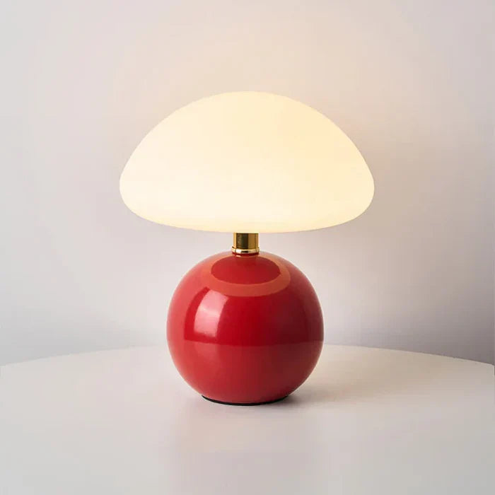Lampa stołowa nowoczesny grzybkowy kształt